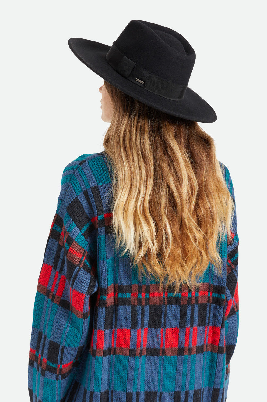 Sombreros Brixton Joanna Felt Hat Mujer Negras | 80KRJWHAL