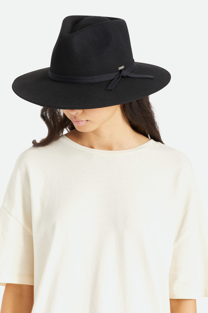 Sombreros Brixton Joanna Felt Packable Hat Mujer Negras | 40BQRKZUV