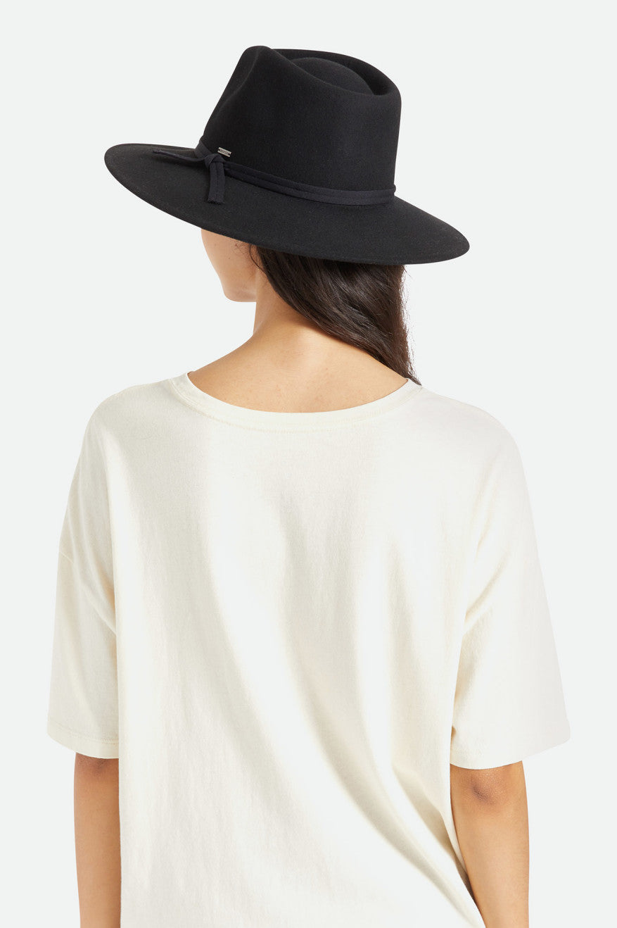 Sombreros Brixton Joanna Felt Packable Hat Mujer Negras | 40BQRKZUV