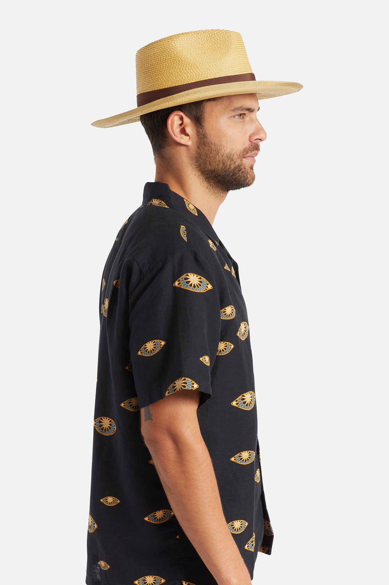 Sombreros Brixton Reno Hombre Marrones | 84JCXWFPE