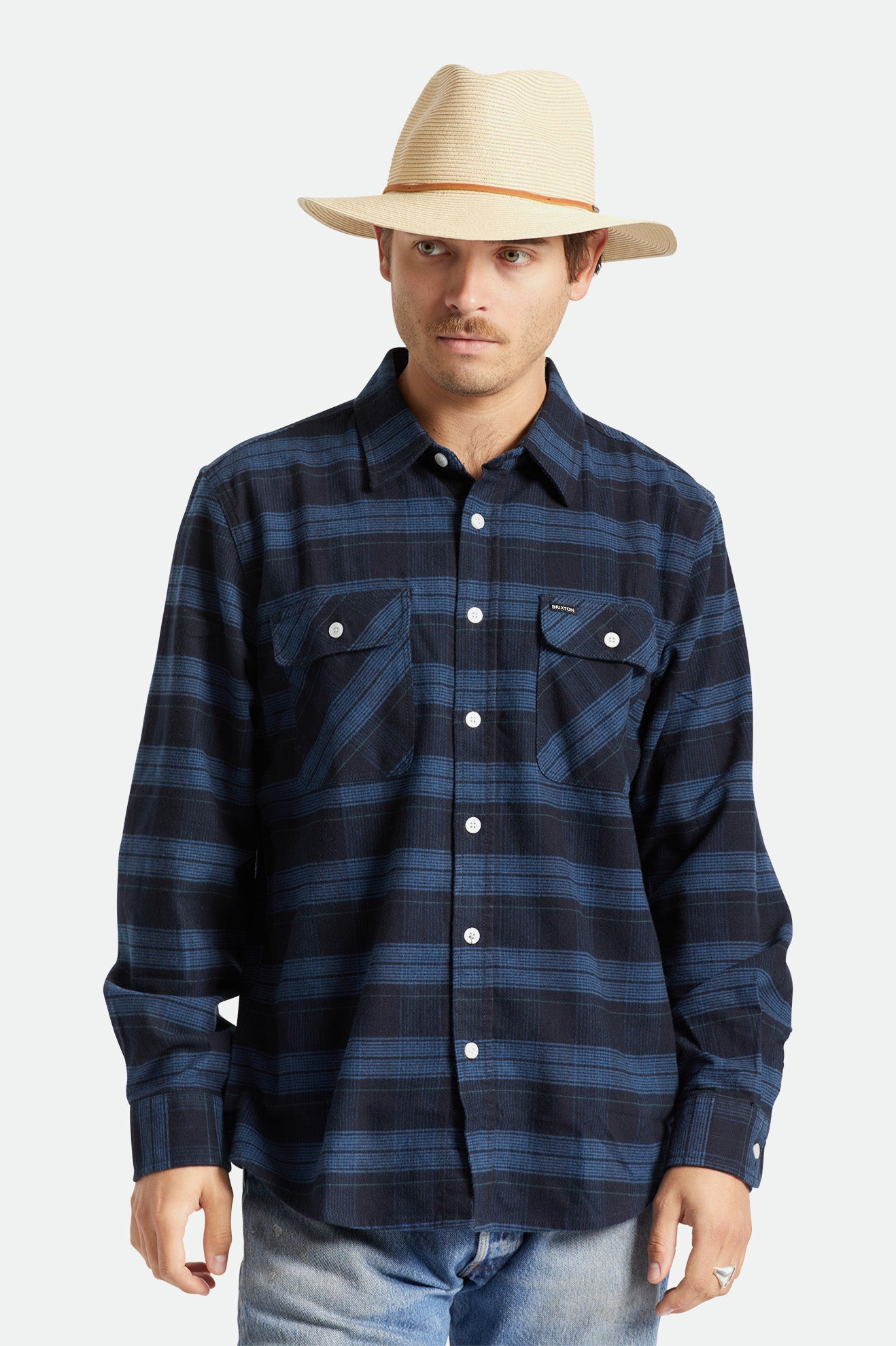 Sombreros Brixton Wesley Packable Fedora Hombre Marrones | 81TINBHAP