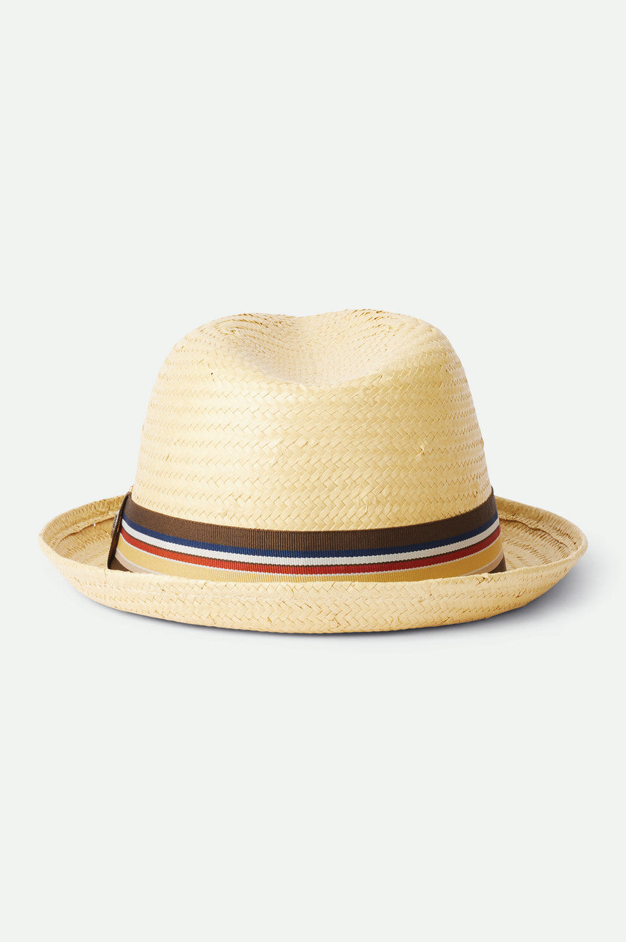 Sombreros De Fieltro Brixton Castor Straw Hombre Marrones | 08OURVLKY