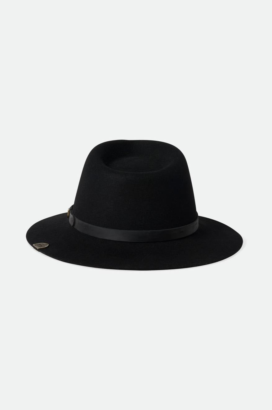 Sombreros De Fieltro Brixton Fender Jaguar Reverb Fedora Mujer Negras | 06ILBDJEC