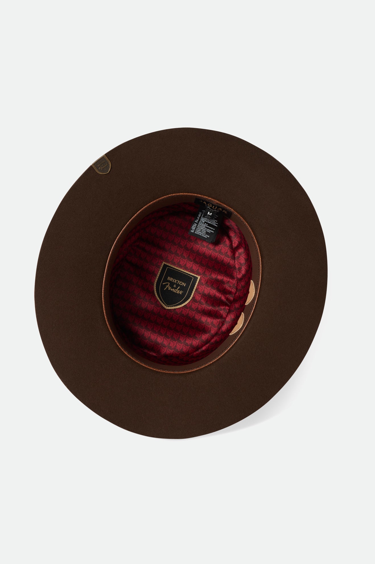 Sombreros De Fieltro Brixton Fender Jaguar Contour Fedora Mujer Marrones | 15JURXKCD