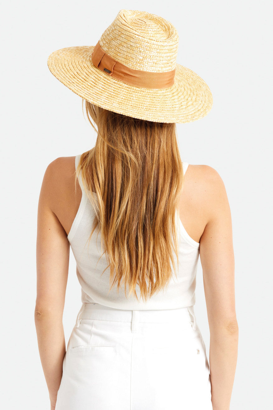 Sombreros De Fieltro Brixton Joanna Hat Mujer Naranjas | 74MBAKCXL