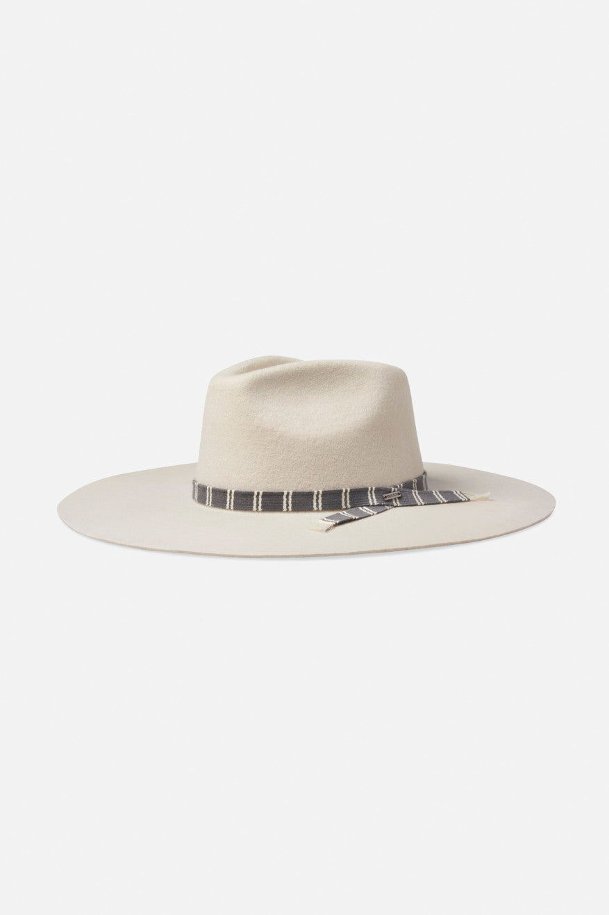 Sombreros De Fieltro Brixton Leigh Felt Fedora Mujer Blancas | 85FTHVCAK