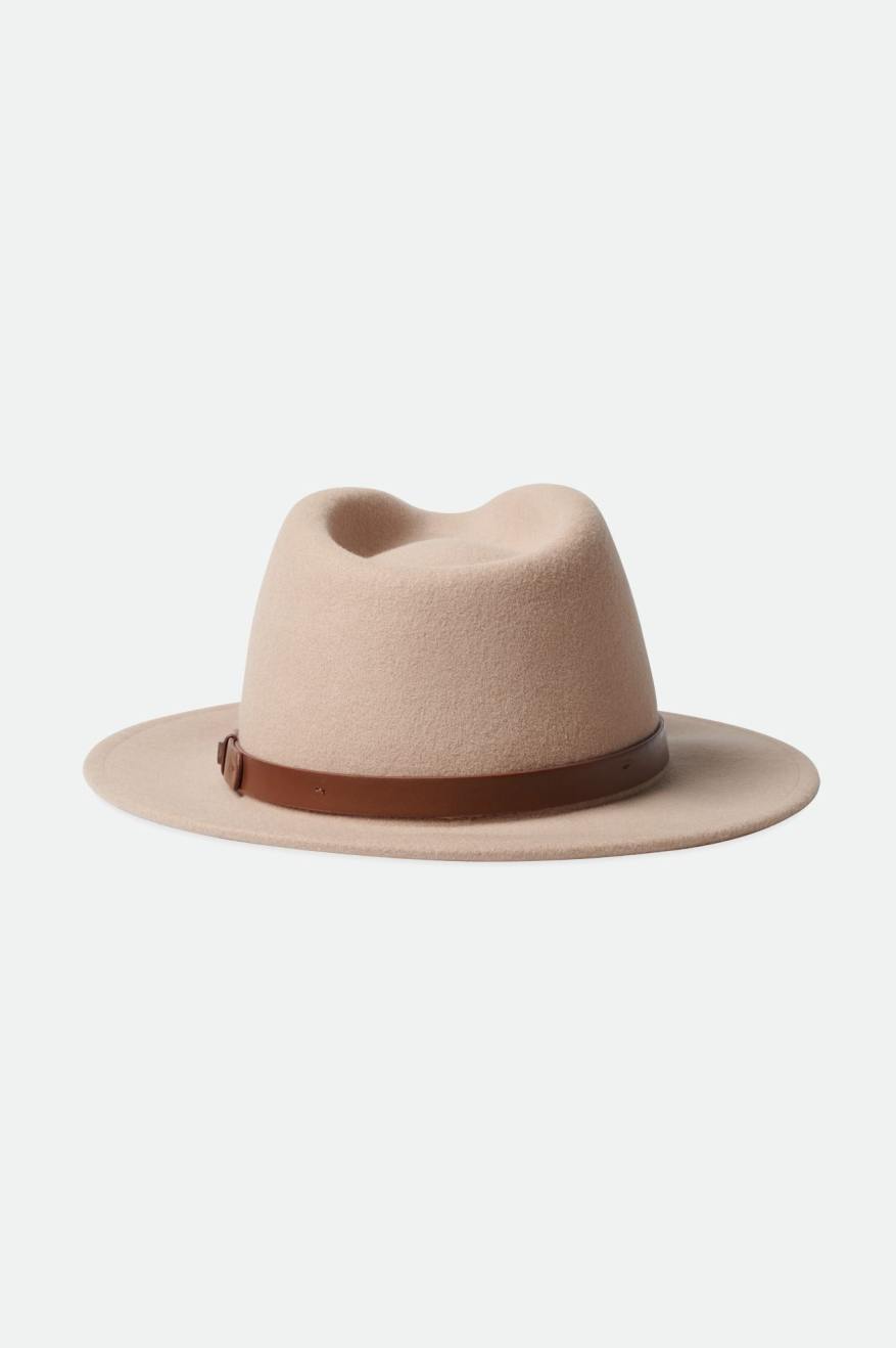 Sombreros De Fieltro Brixton Messer Fedora Mujer Verde Claro | 03JDEMRCU