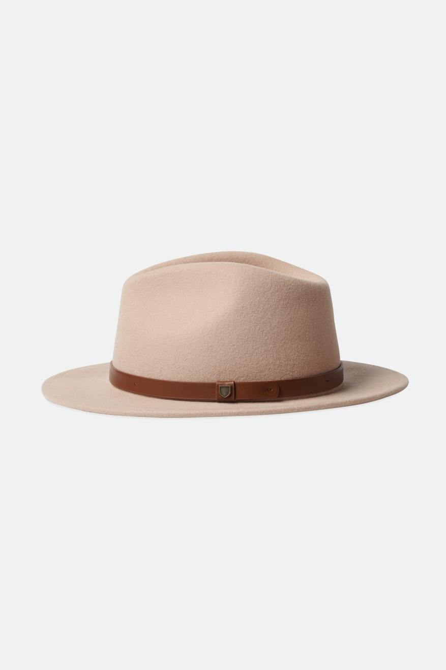 Sombreros De Fieltro Brixton Messer Fedora Mujer Verde Claro | 03JDEMRCU