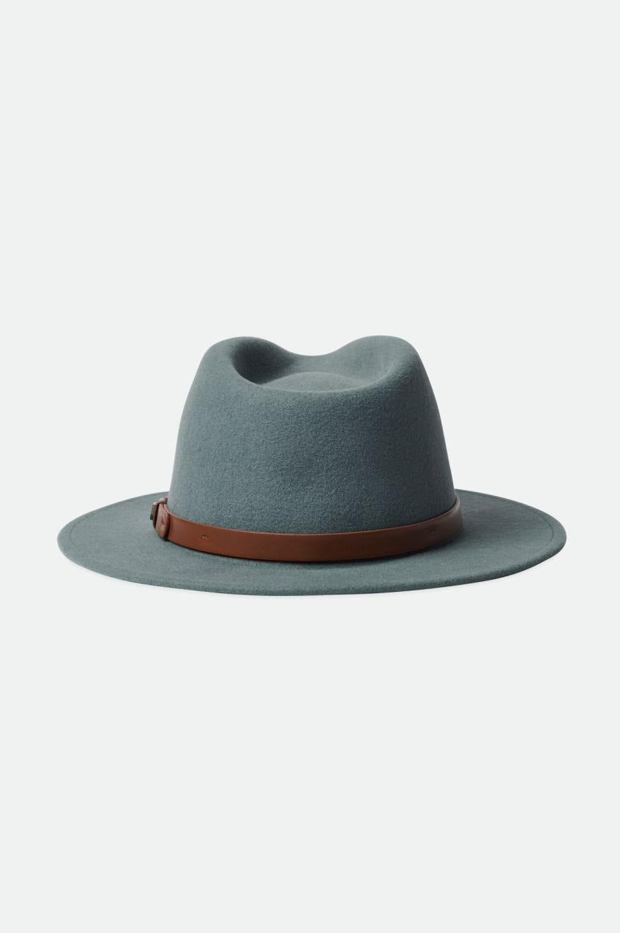 Sombreros De Fieltro Brixton Messer Fedora Mujer Azules | 25BCELGDO