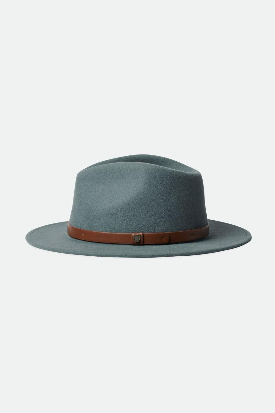 Sombreros De Fieltro Brixton Messer Fedora Mujer Azules | 25BCELGDO