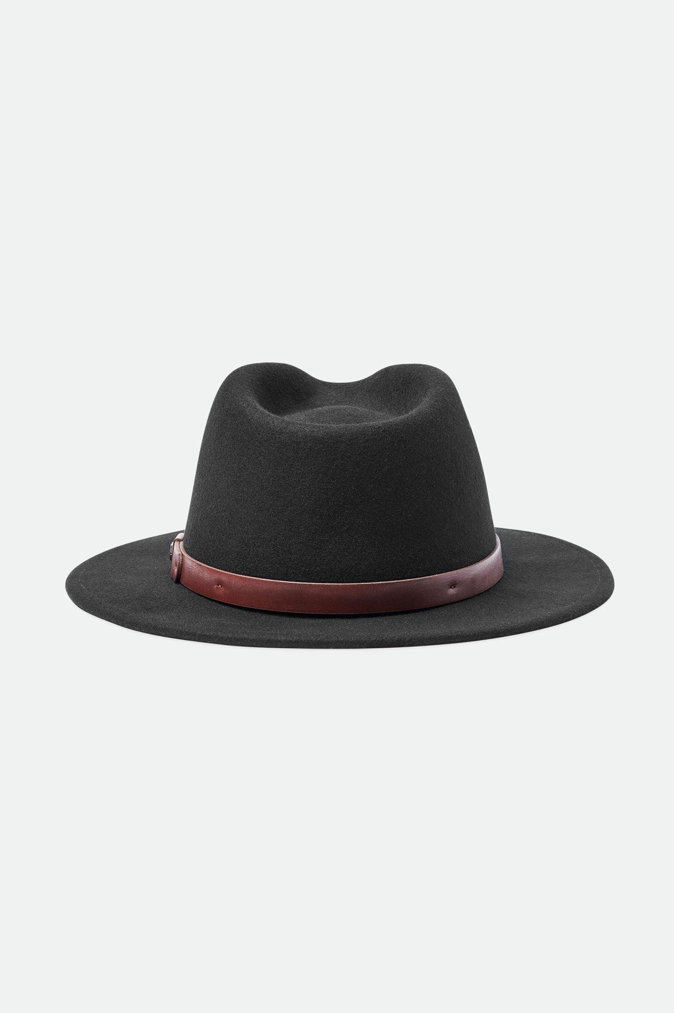 Sombreros De Fieltro Brixton Messer Fedora Mujer Negras | 57KTEWGRF