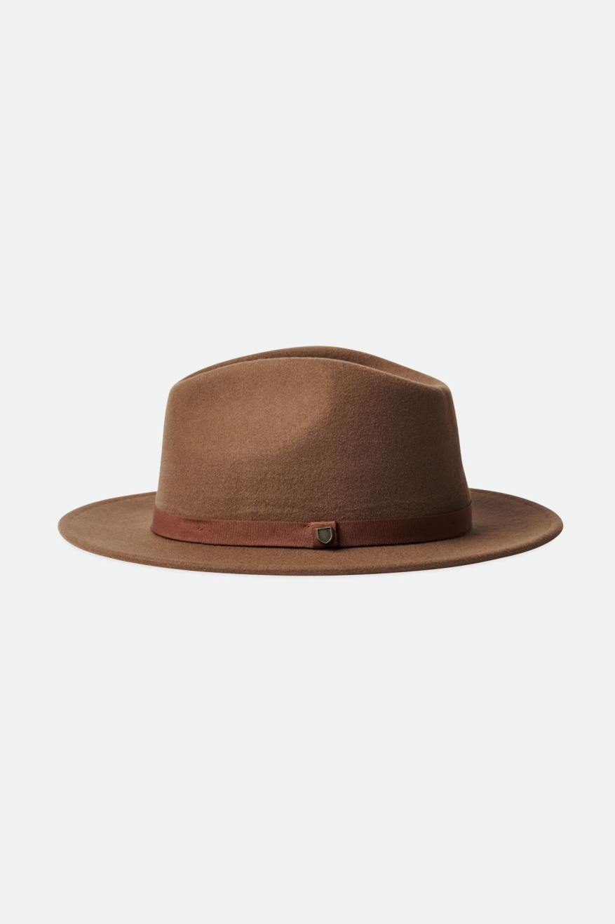 Sombreros De Fieltro Brixton Messer Packable Fedora Mujer Marrones | 81TYLQIHS