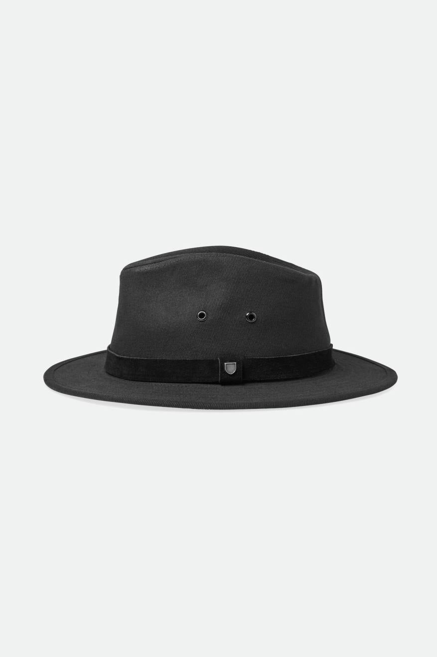 Sombreros De Fieltro Brixton Messer Utility Adventure Fedora Mujer Negras | 17PXVIKRM