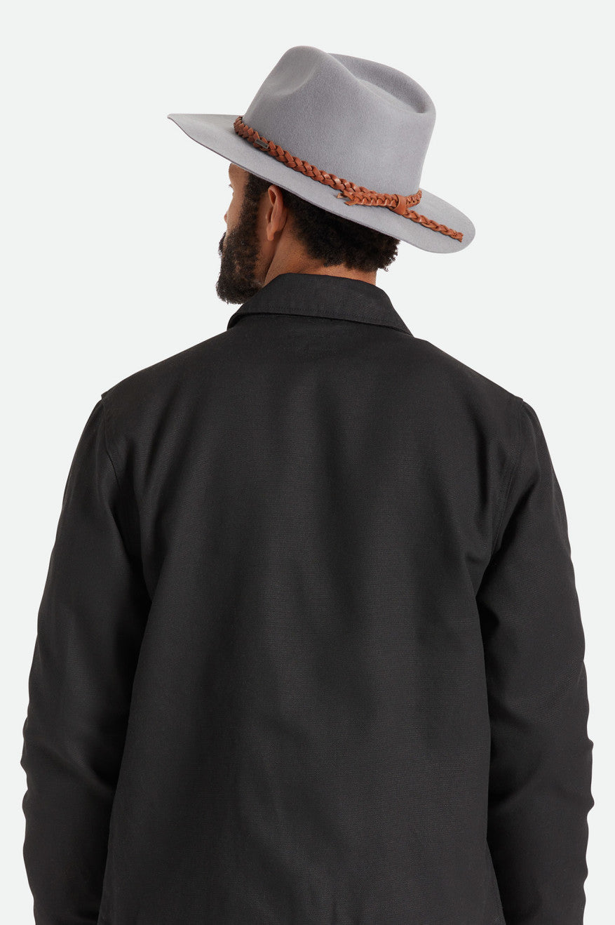 Sombreros De Fieltro Brixton Messer Western Hombre Gris | 59PVBZUGE