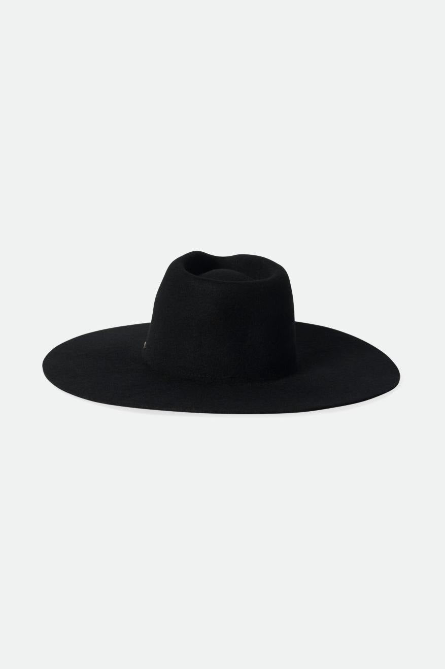 Sombreros De Fieltro Brixton Primrose Felt Fedora Mujer Negras | 86TBSWNPY