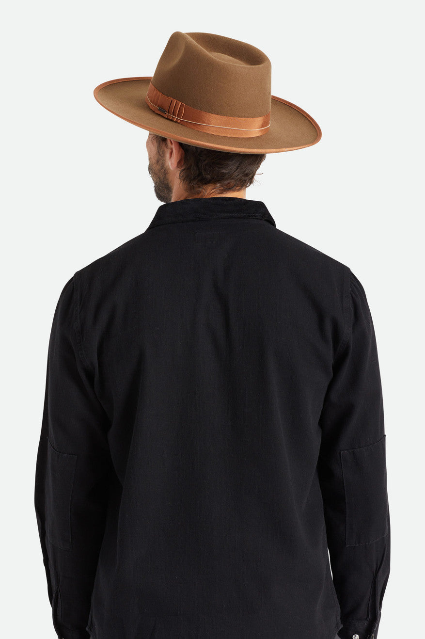 Sombreros De Fieltro Brixton Reno Fedora Mujer Marrones | 48ZAHKMDO