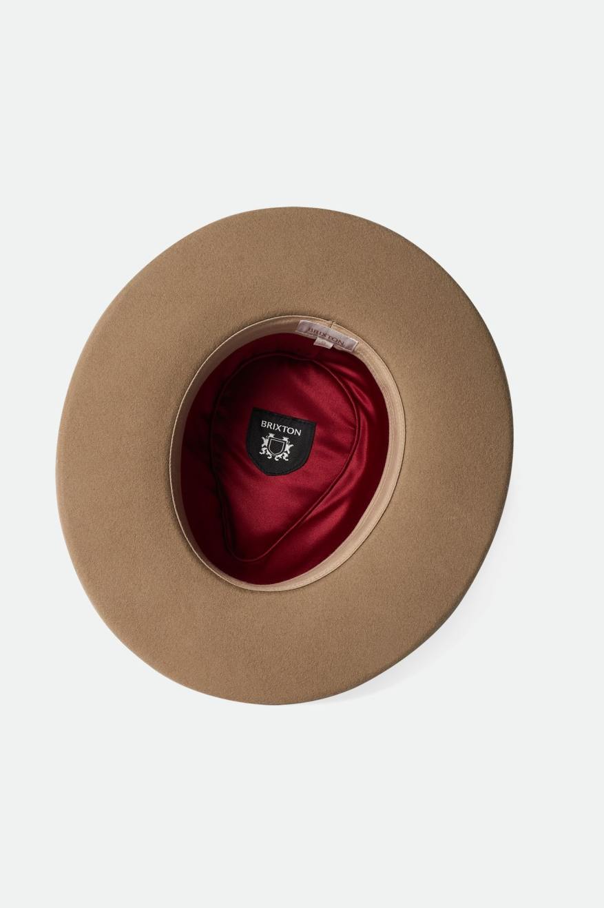 Sombreros De Fieltro Brixton Victoria Felt Fedora Mujer Marrones | 10THWBZFN