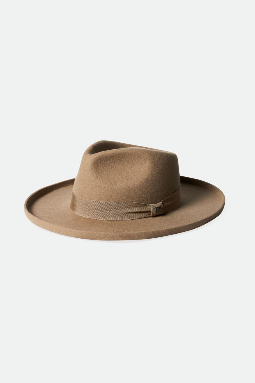 Sombreros De Fieltro Brixton Victoria Felt Fedora Mujer Marrones | 10THWBZFN