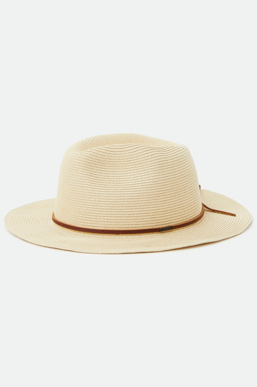 Sombreros De Fieltro Brixton Wesley Straw Packable Hombre Marrones | 13OXGYMLF