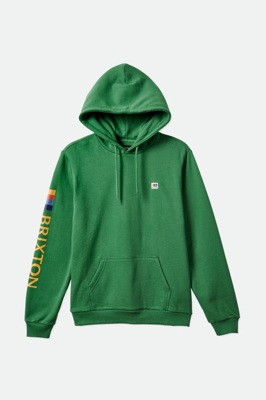 Sudadera Con Capucha Brixton Alton Hombre Verde | 30TVPROCG