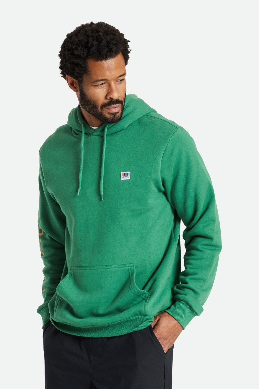 Sudadera Con Capucha Brixton Alton Hombre Verde | 30TVPROCG