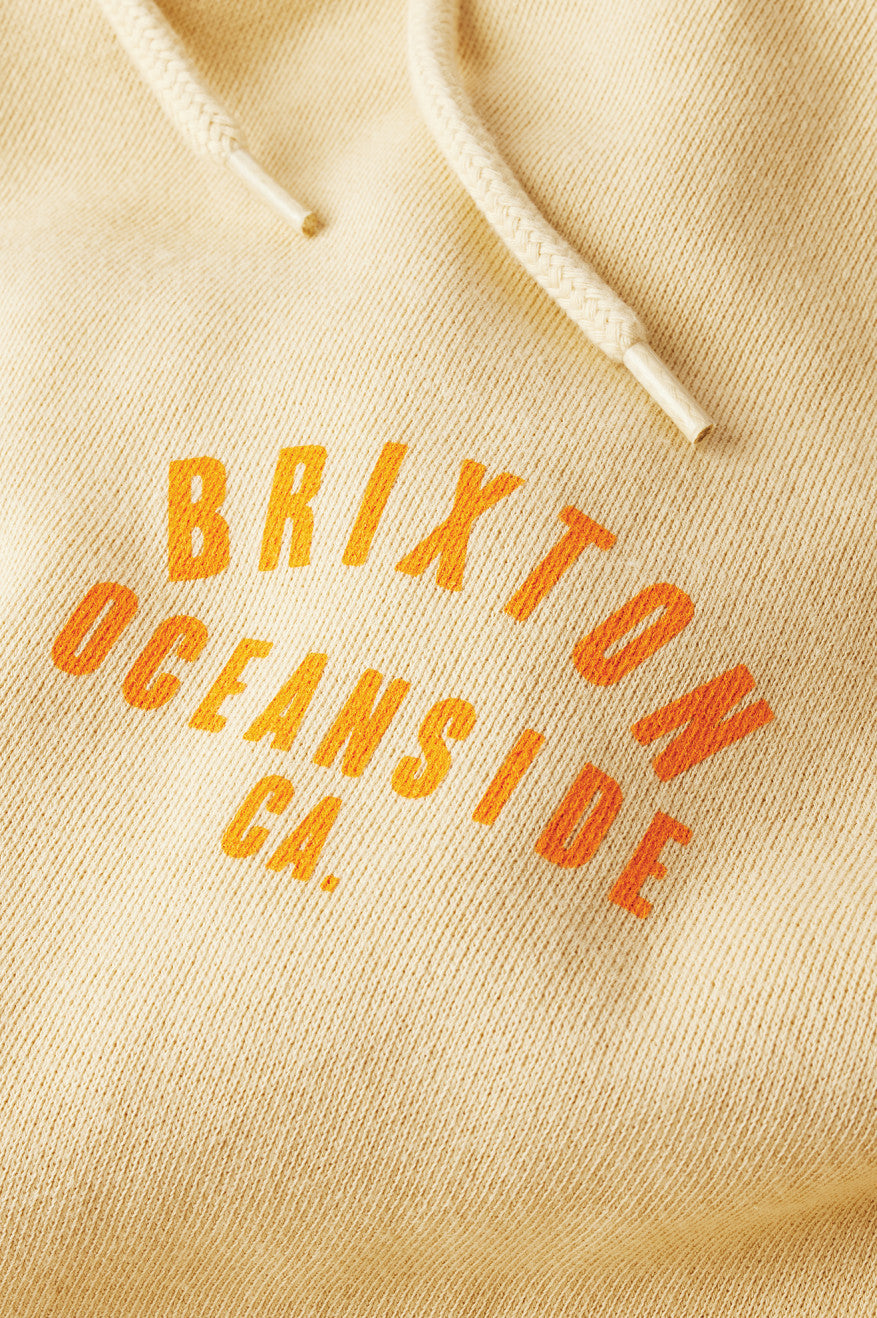 Sudadera Con Capucha Brixton Woodburn Oceanside Fleece Hombre Naranjas | 08PJDEFXI