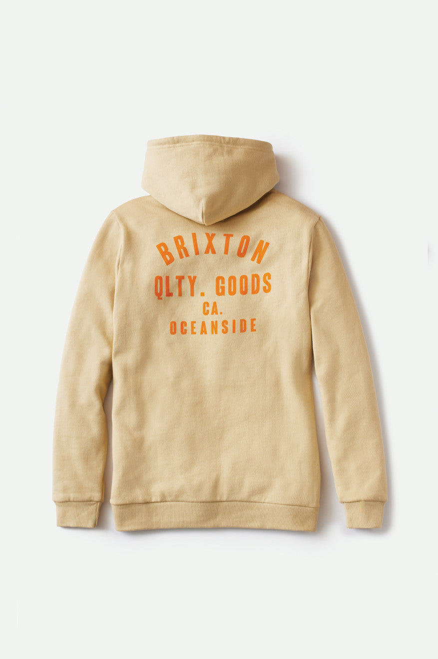 Sudadera Con Capucha Brixton Woodburn Oceanside Fleece Hombre Naranjas | 08PJDEFXI