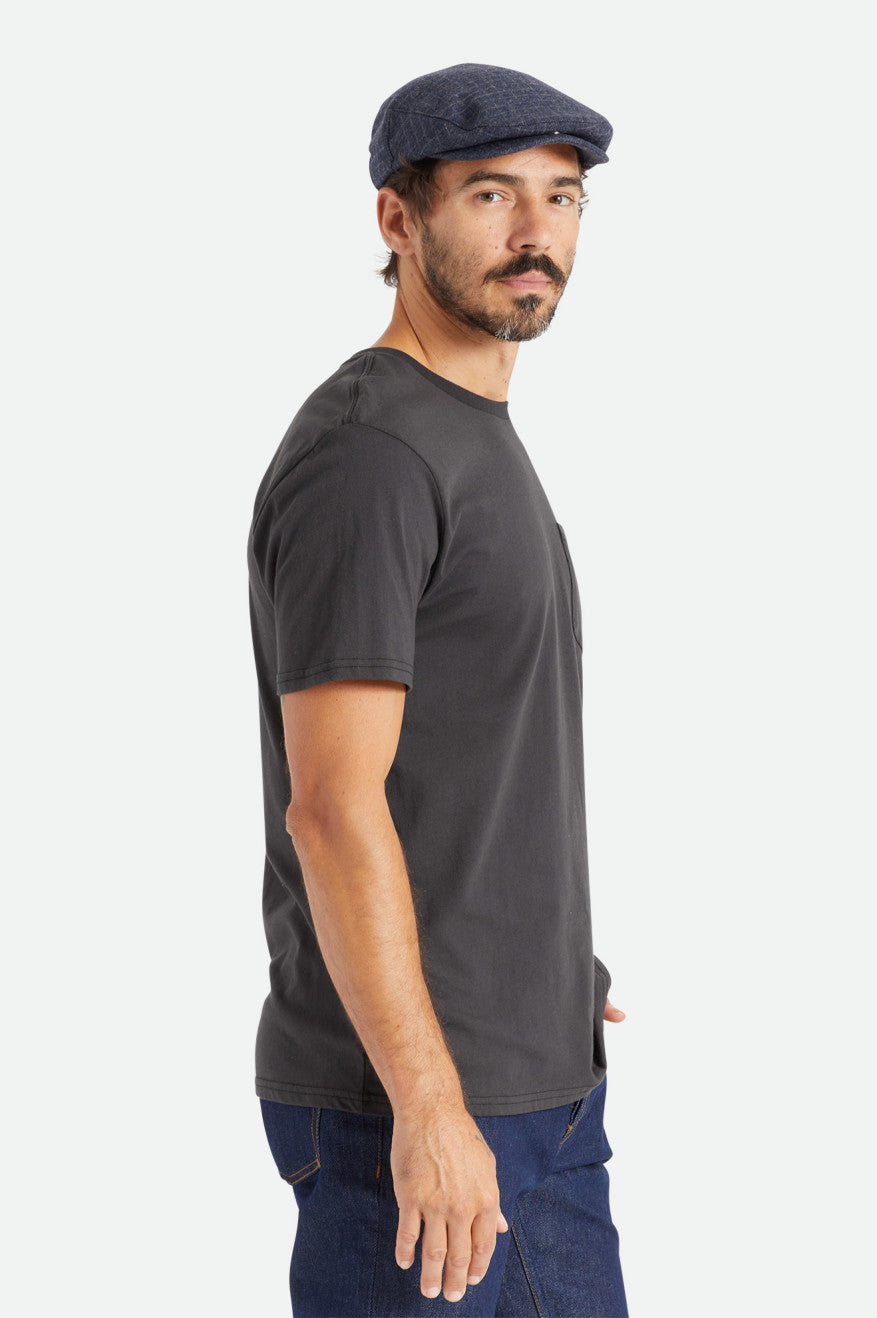 Tops Brixton Basic S/S Pocket Hombre Negras | 64PNQWKUH