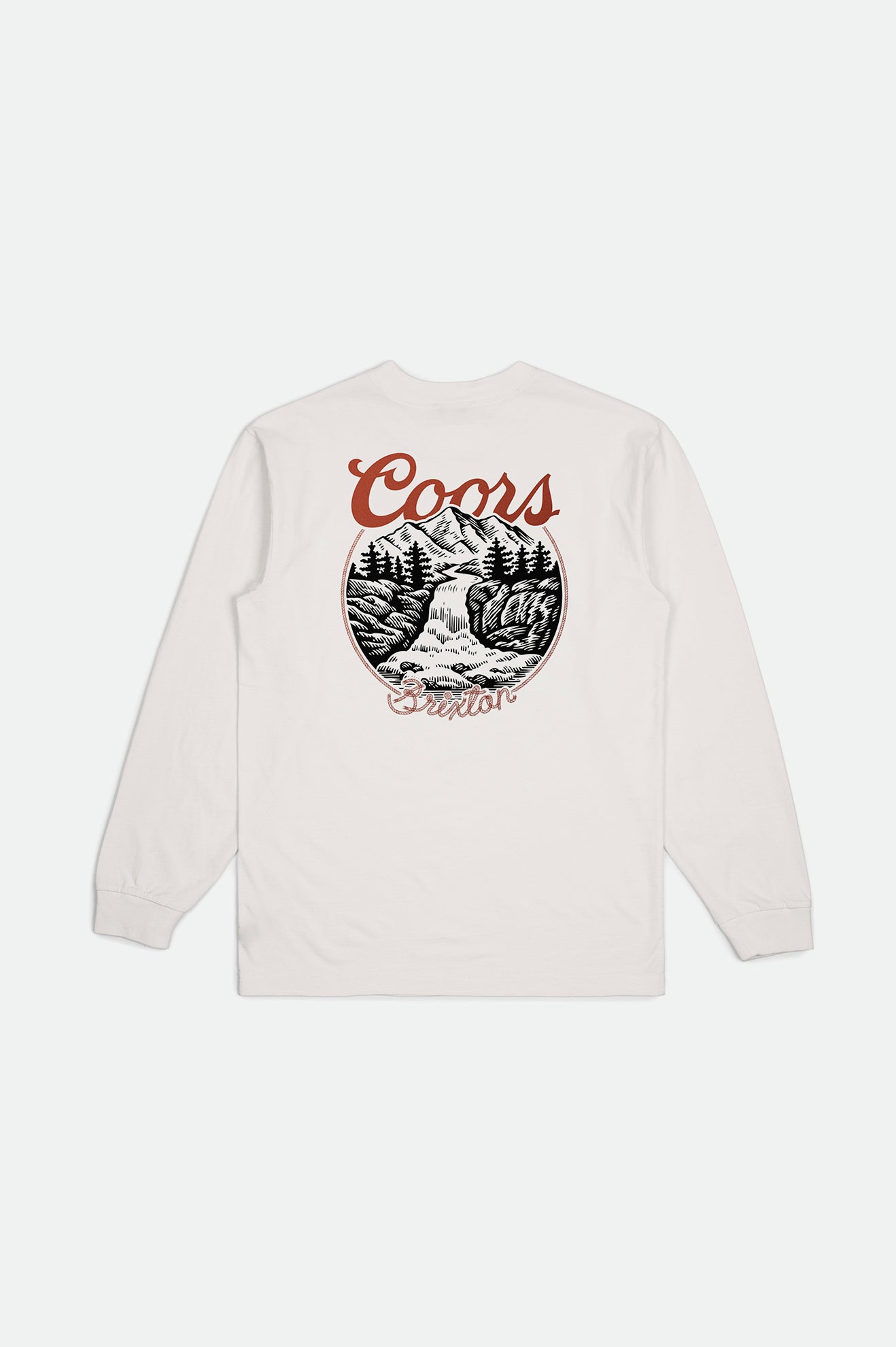 Tops Brixton Coors Rocky L/S Standard Hombre Blancas | 31EACURLV