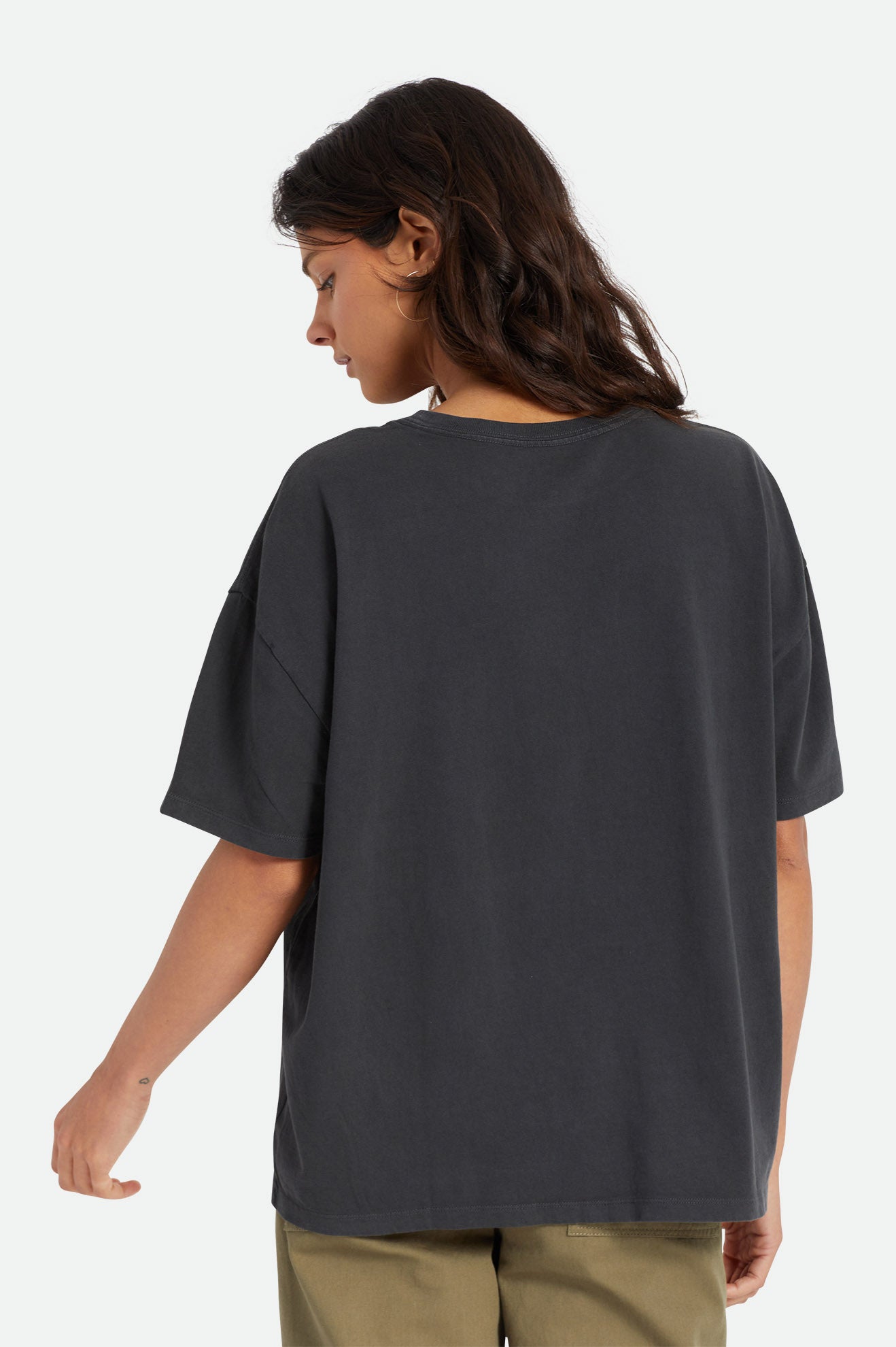 Tops Brixton Oversized Boyfriend Mujer Negras | 47TVRXSMU