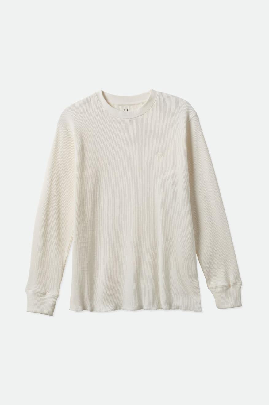 Tops Brixton Reserve Thermal L/S Hombre Blancas | 01IBKAVYL