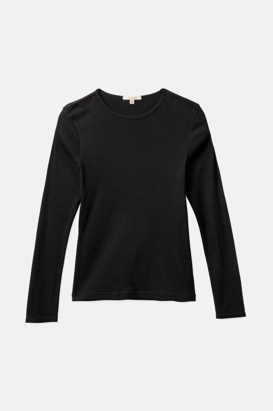 Tops Brixton Tennessee L/S Mujer Negras | 21LDJMQGX