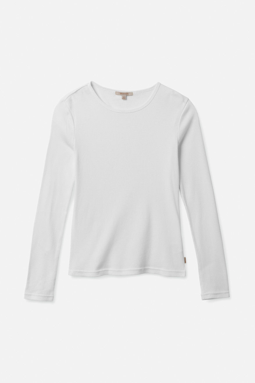 Tops Brixton Tennessee L/S Tee Mujer Blancas | 07NLFRCGU