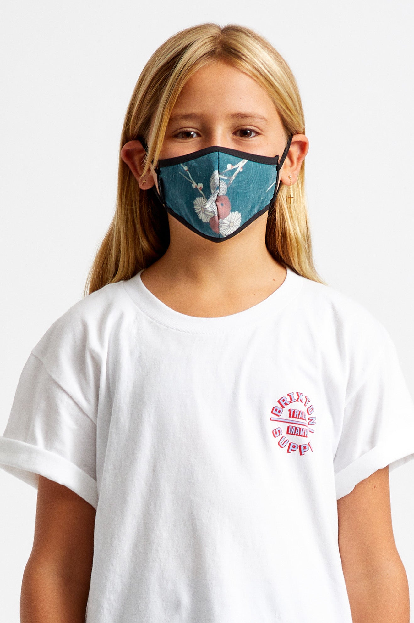 Mascarilla Brixton Youth Antimicrobial Unisex Verde | 94FUDZMWG