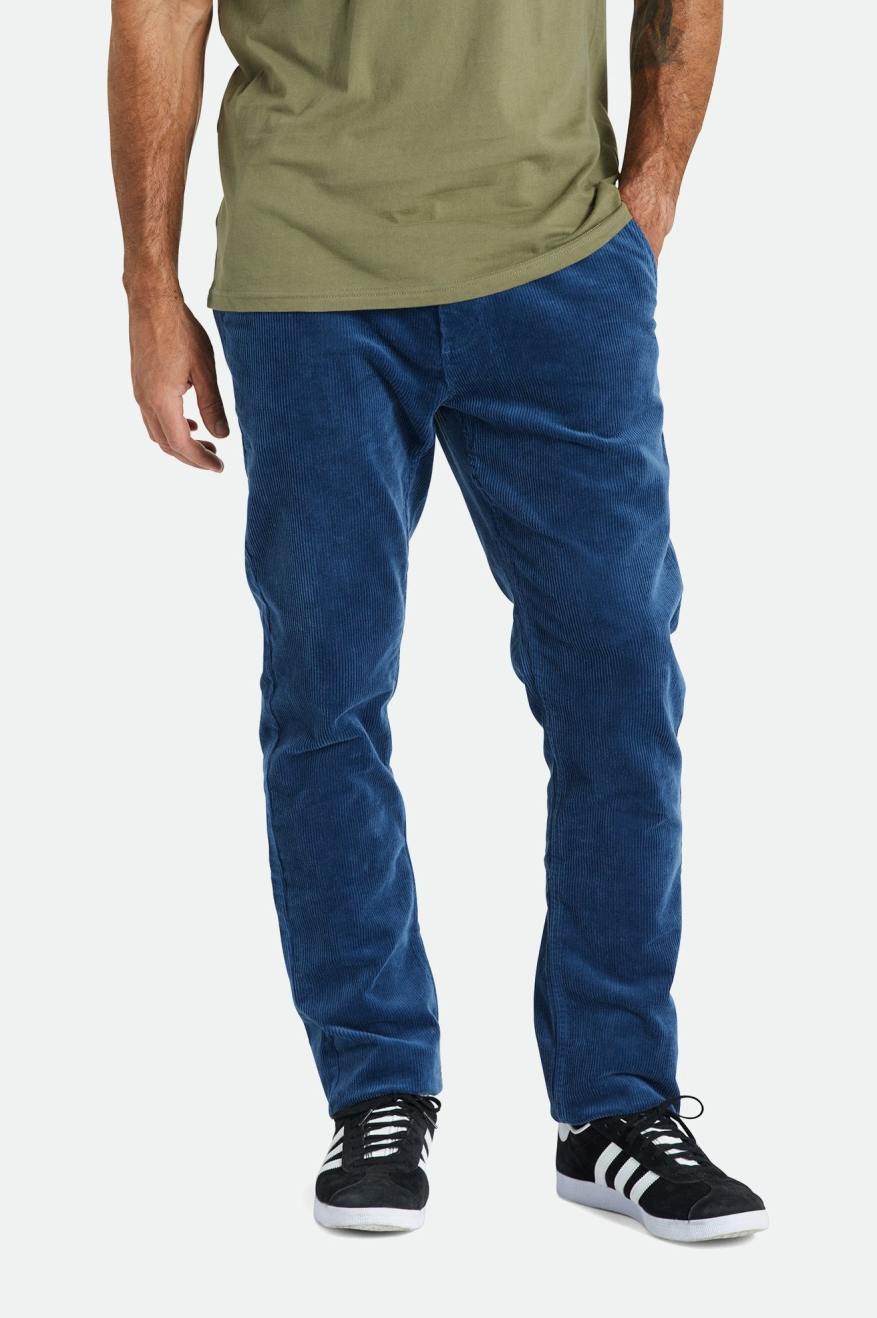 Pantalones Brixton Choice Chino Regular Hombre Azules | 73WMNELYV