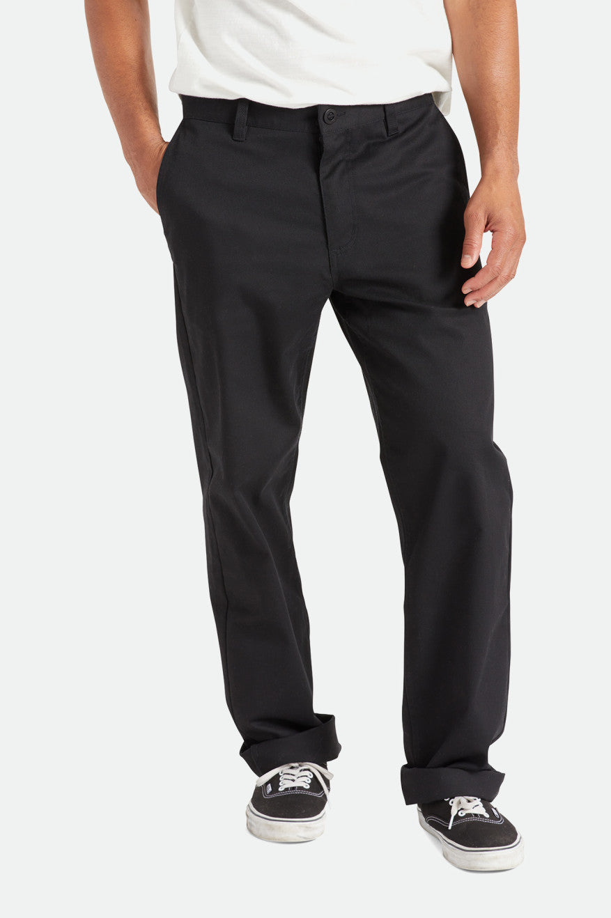 Pantalones Brixton Choice Chino Relaxed Hombre Negras | 79GUVHJYN