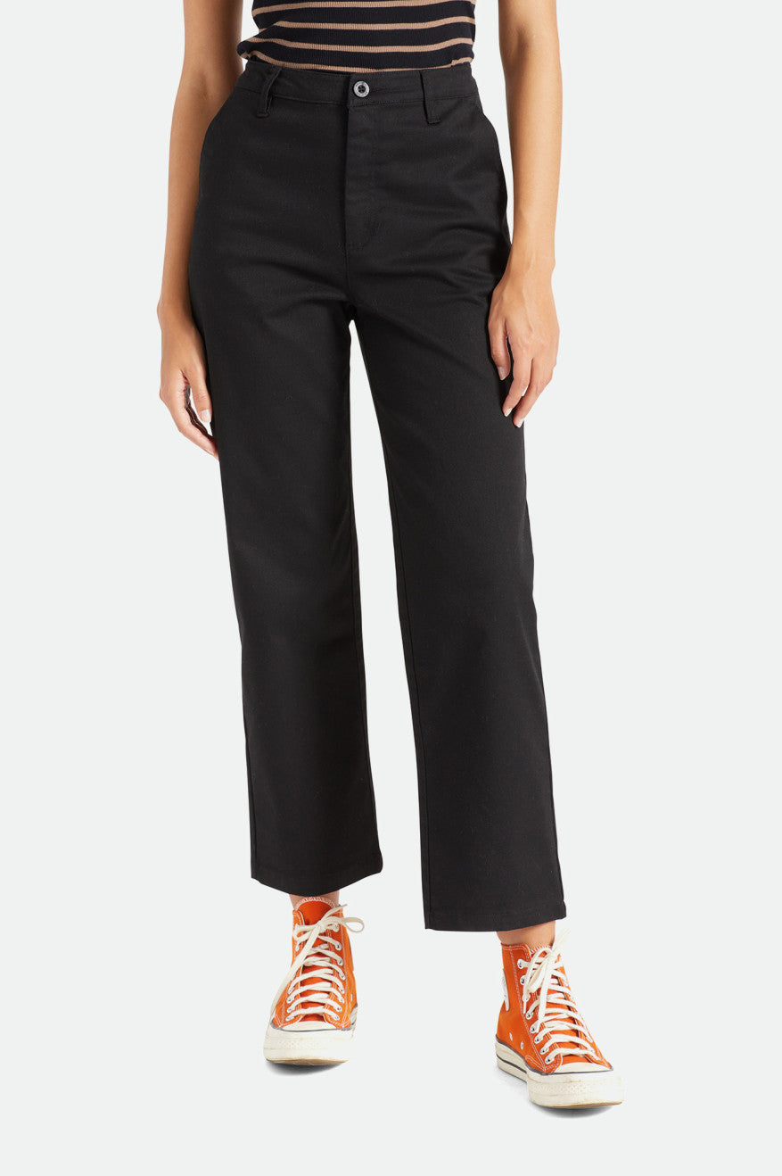 Pantalones Brixton Victory Mujer Negras | 37FDBWQEL